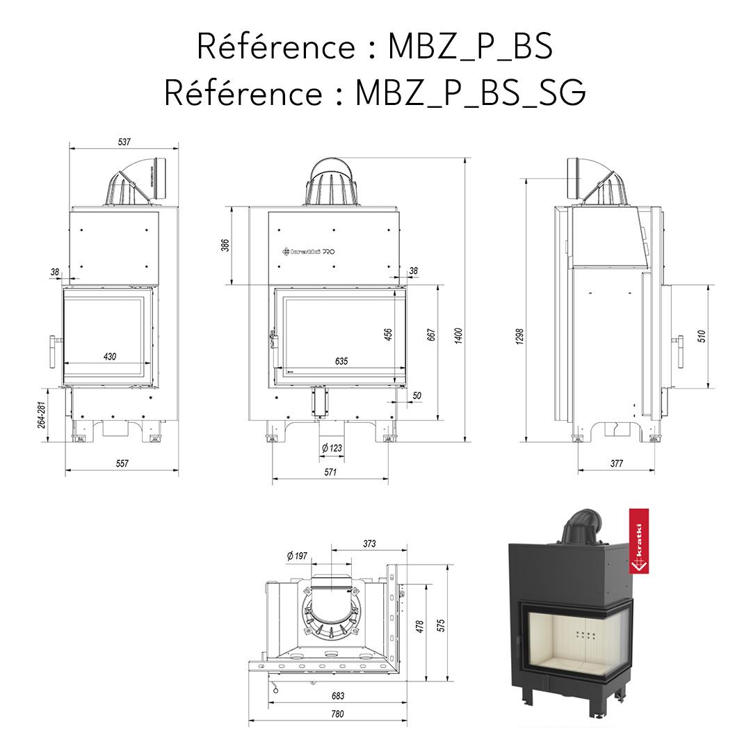 DIMENSION MBZ_P_BS / MBZ_P_BS_SG